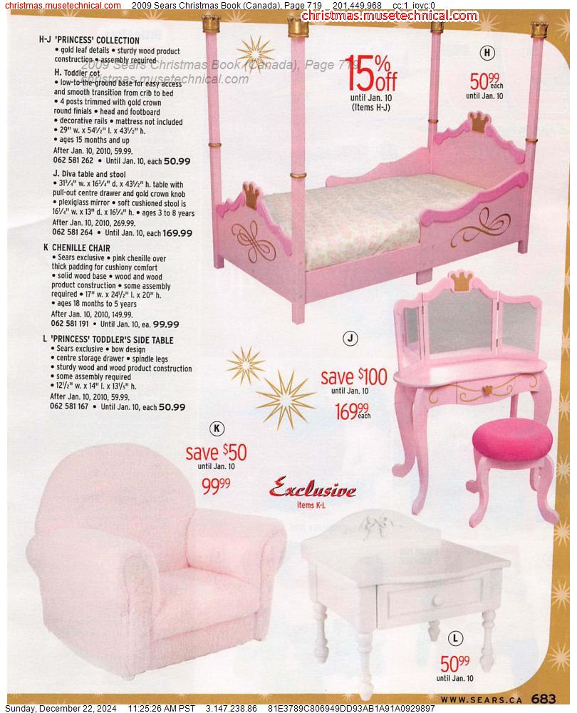 2009 Sears Christmas Book (Canada), Page 719