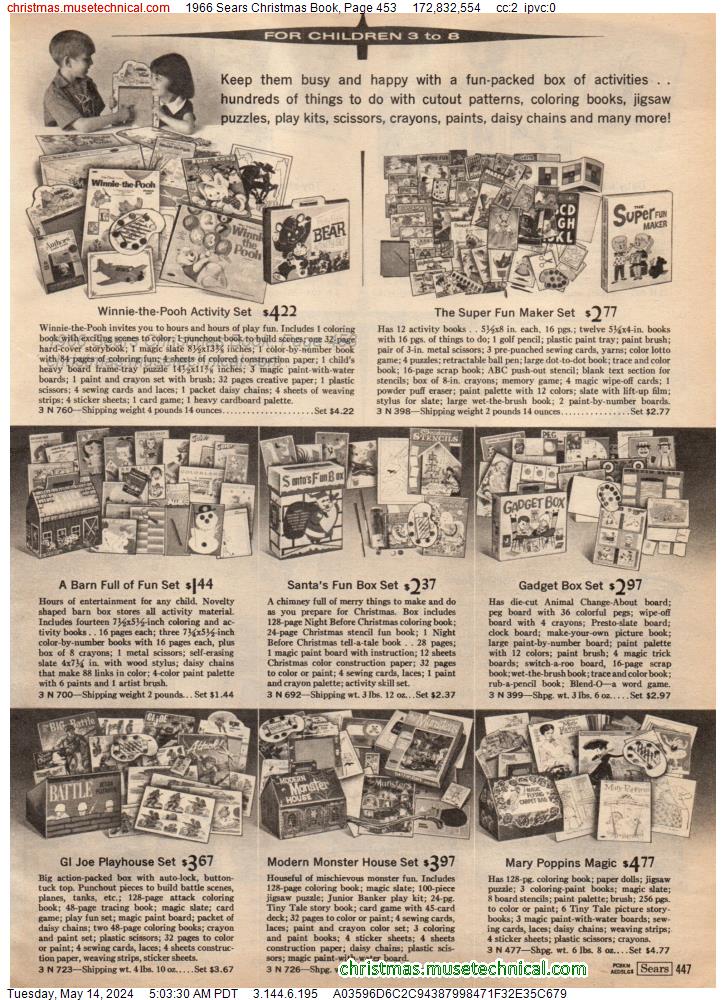 1966 Sears Christmas Book, Page 453