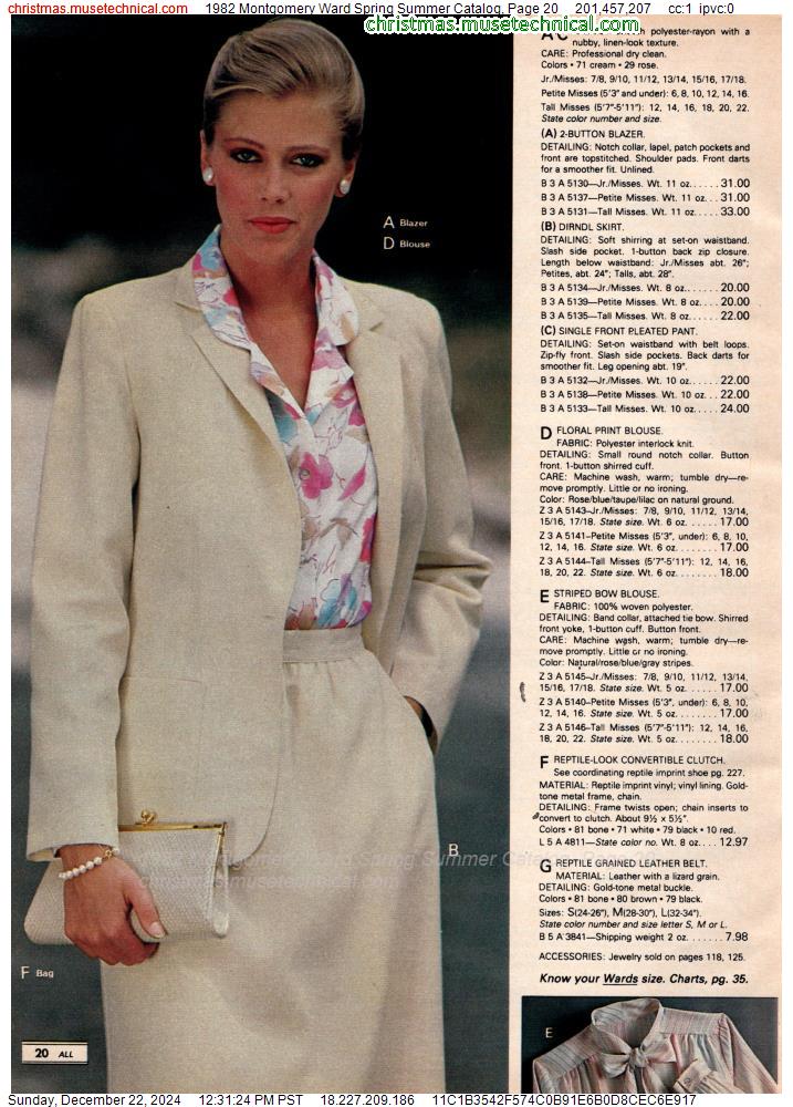 1982 Montgomery Ward Spring Summer Catalog, Page 20