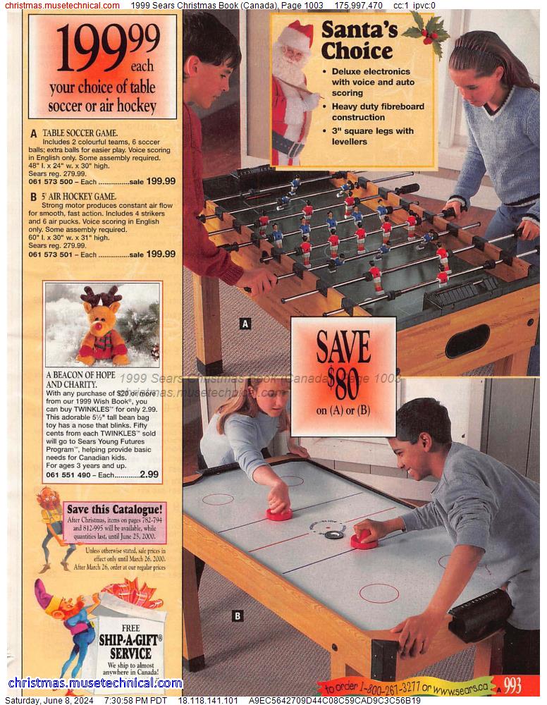 1999 Sears Christmas Book (Canada), Page 1003