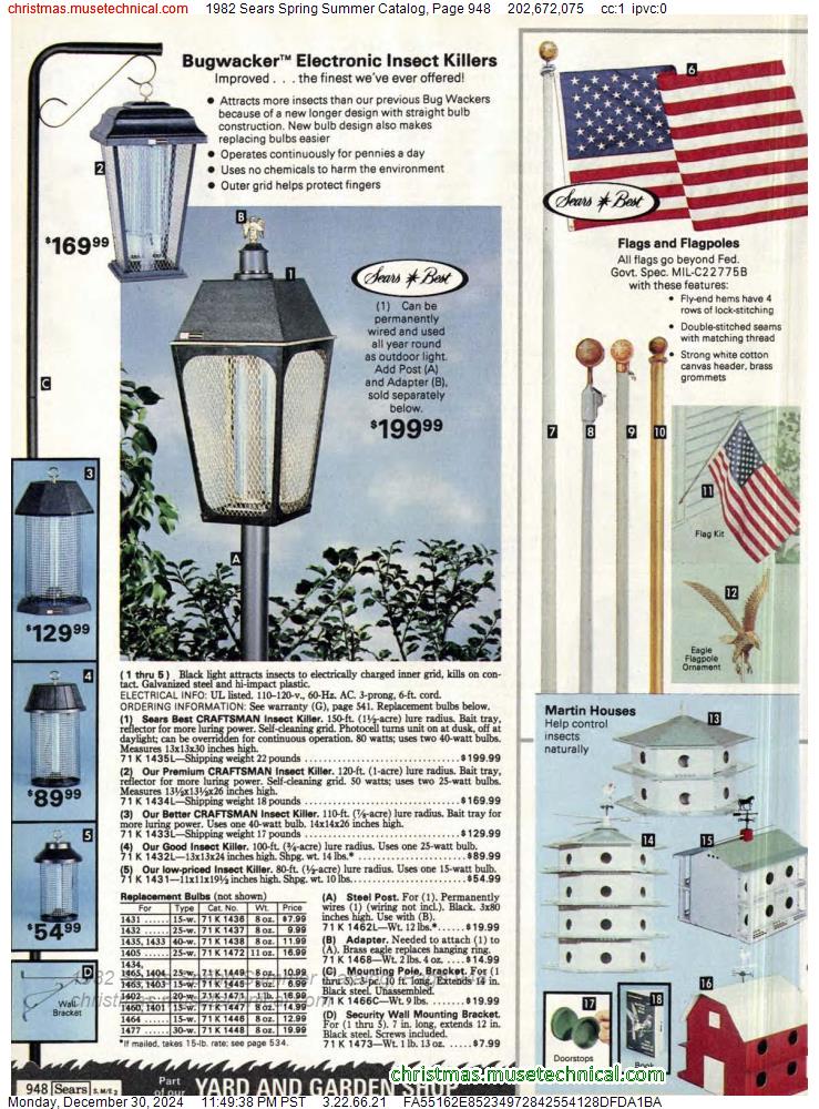 1982 Sears Spring Summer Catalog, Page 948