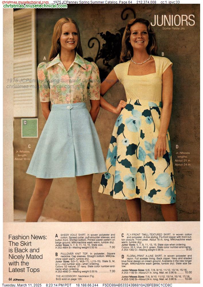 1975 JCPenney Spring Summer Catalog, Page 64