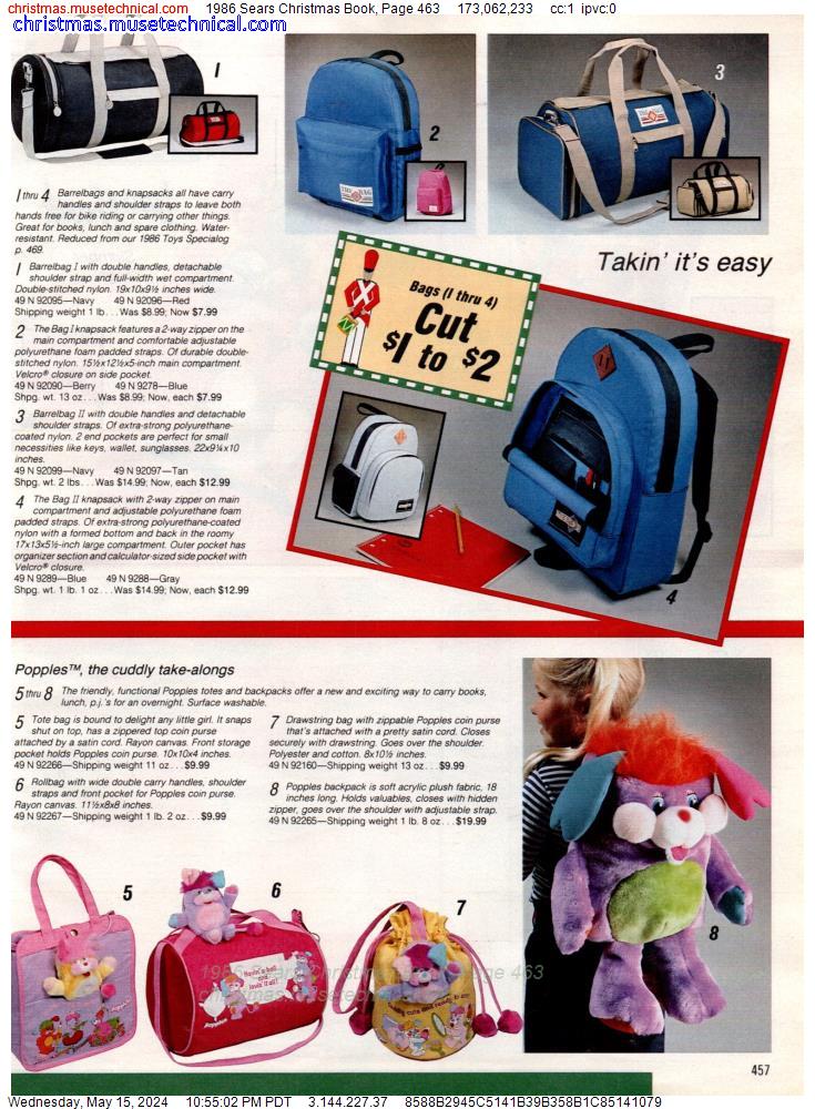 1986 Sears Christmas Book, Page 463