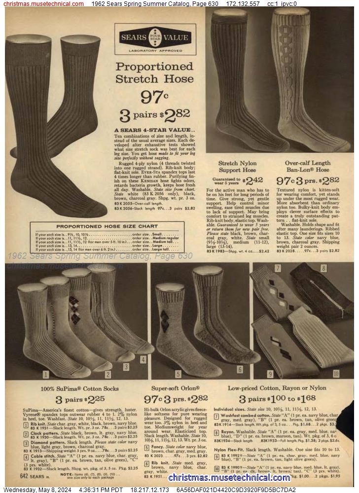 1962 Sears Spring Summer Catalog, Page 630
