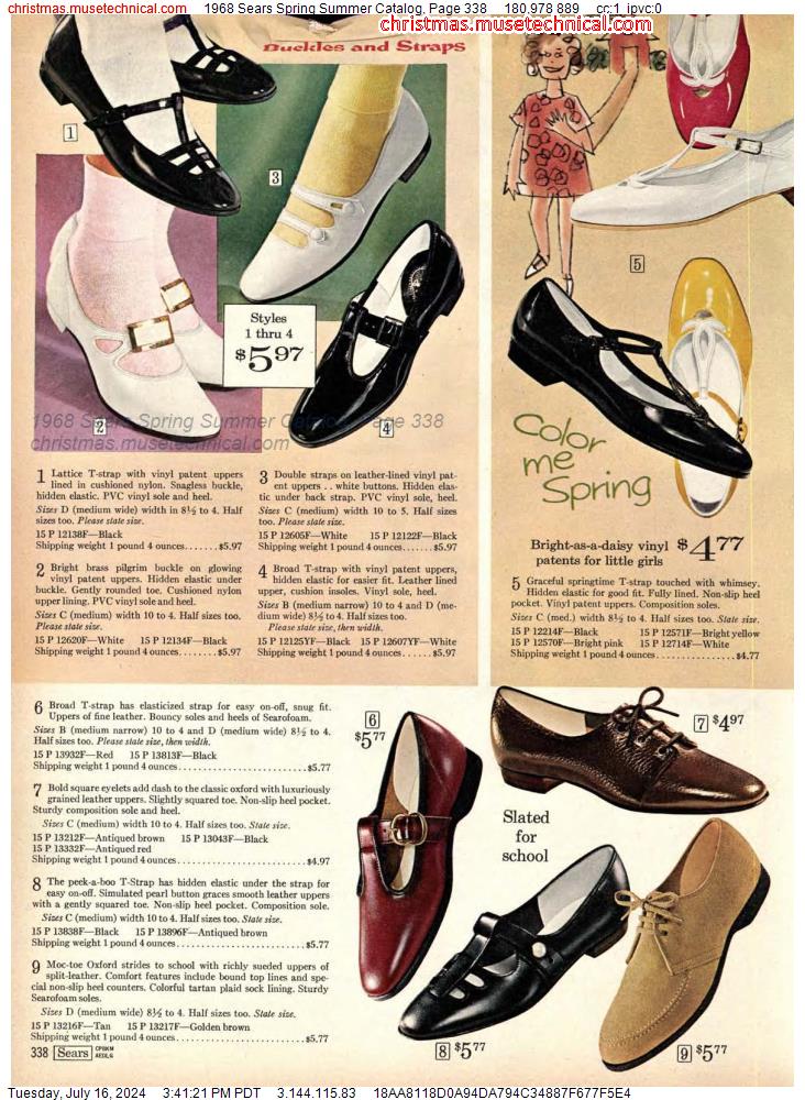 1968 Sears Spring Summer Catalog, Page 338