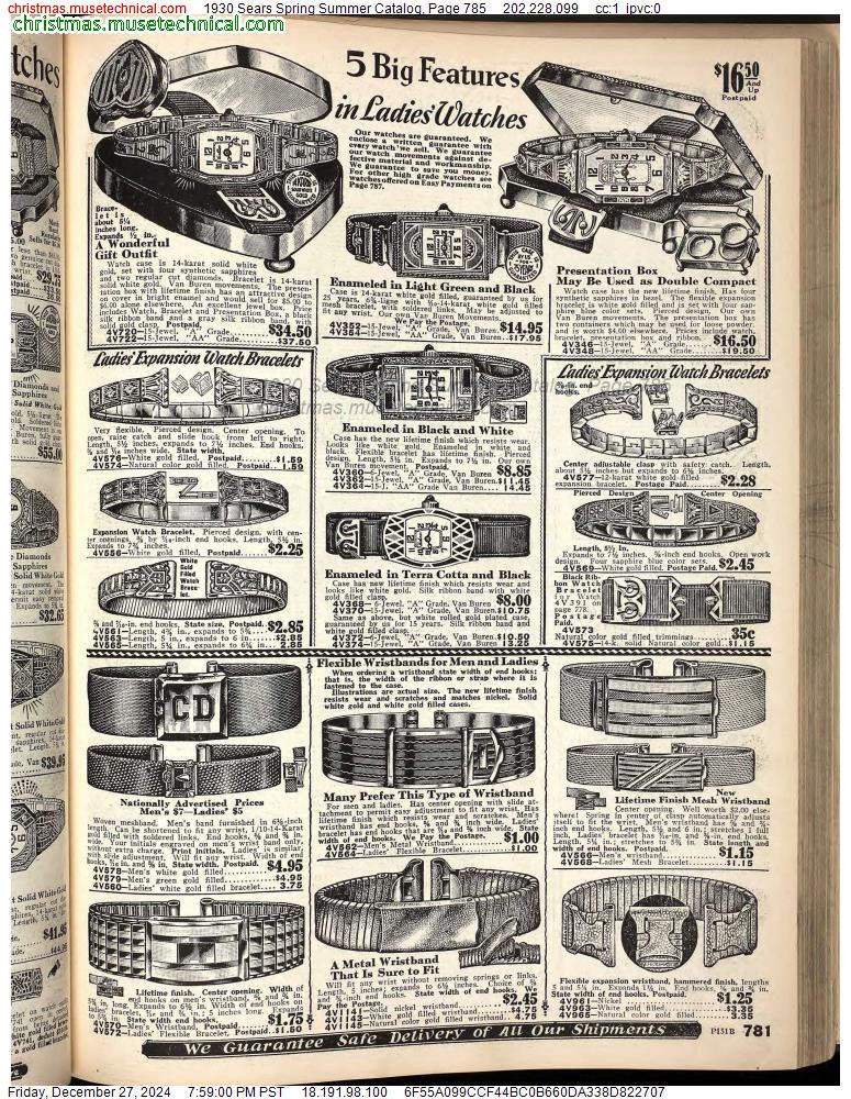 1930 Sears Spring Summer Catalog, Page 785