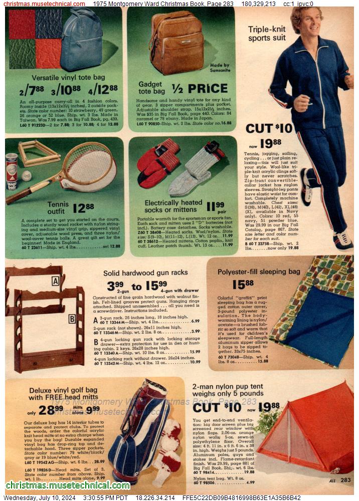1975 Montgomery Ward Christmas Book, Page 283