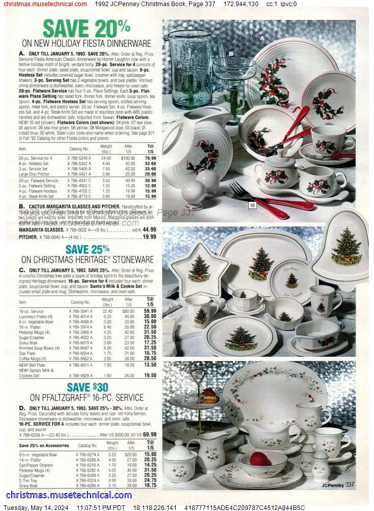 1992 JCPenney Christmas Book, Page 337