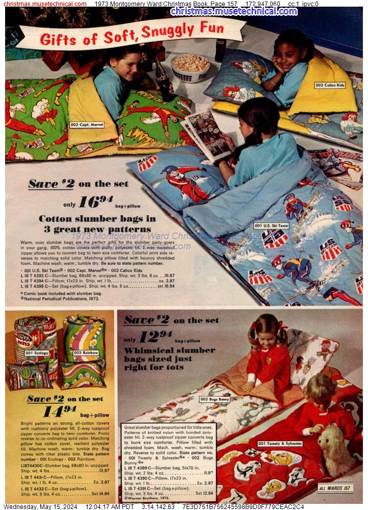 1973 Montgomery Ward Christmas Book, Page 157