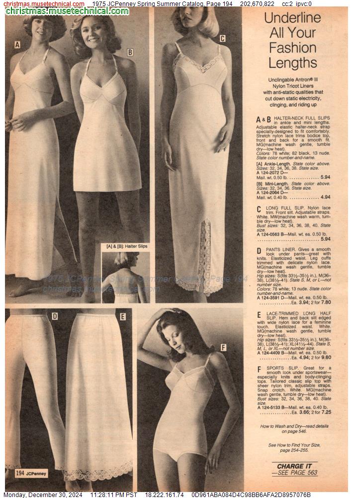 1975 JCPenney Spring Summer Catalog, Page 194