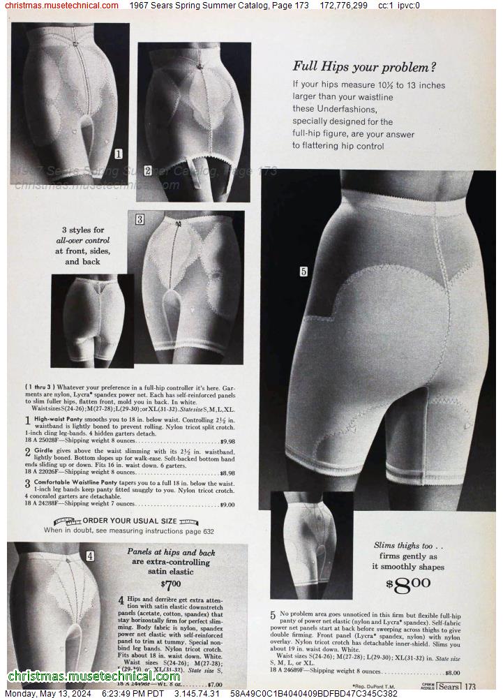 1967 Sears Spring Summer Catalog, Page 173