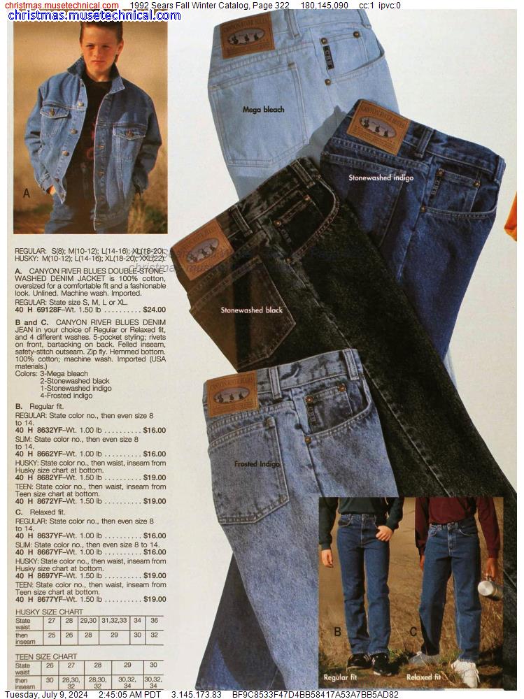 1992 Sears Fall Winter Catalog, Page 322