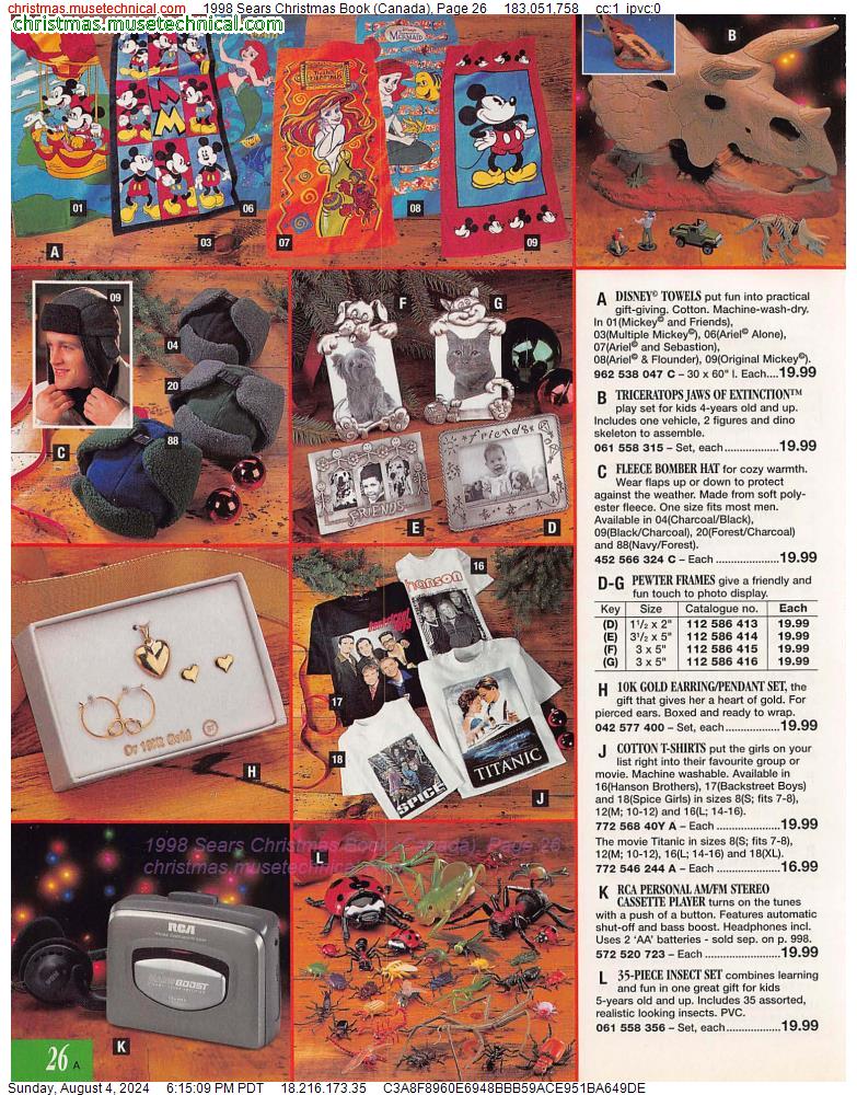 1998 Sears Christmas Book (Canada), Page 26