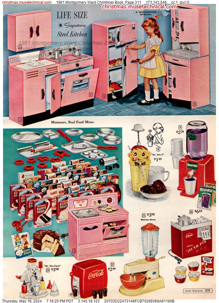 1961 Montgomery Ward Christmas Book, Page 311