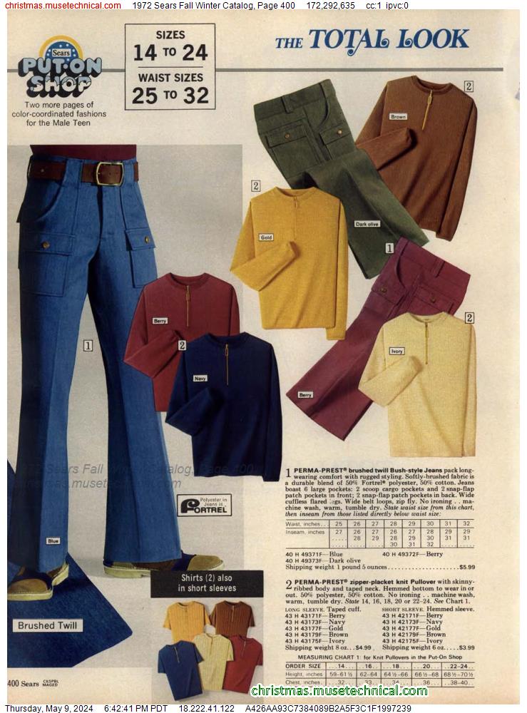 1972 Sears Fall Winter Catalog, Page 400
