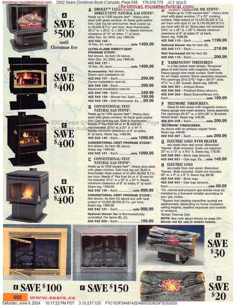 2002 Sears Christmas Book (Canada), Page 556