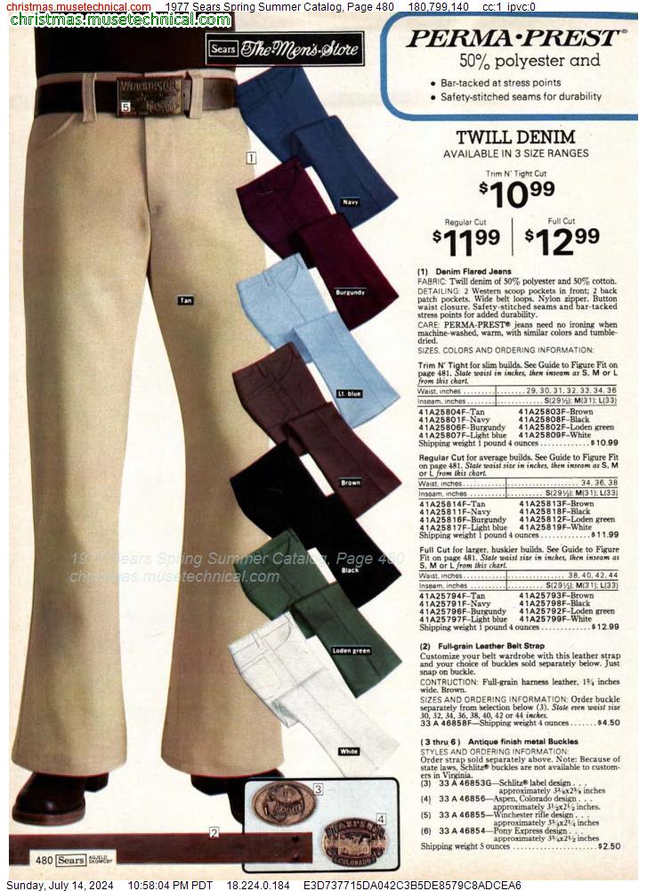 1977 Sears Spring Summer Catalog, Page 480