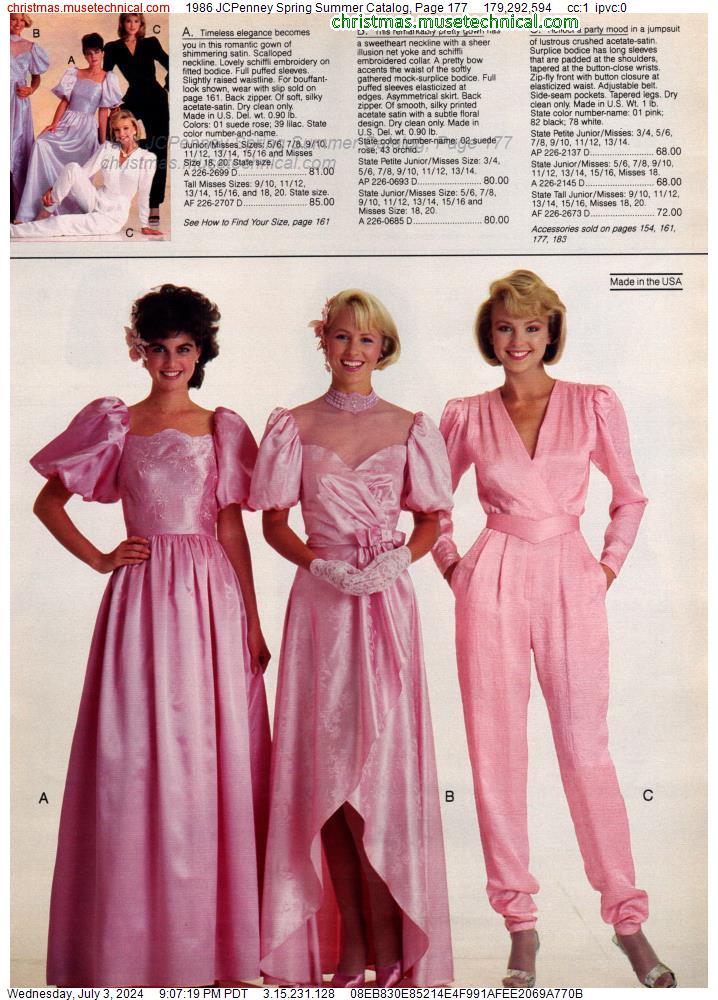 1986 JCPenney Spring Summer Catalog, Page 177