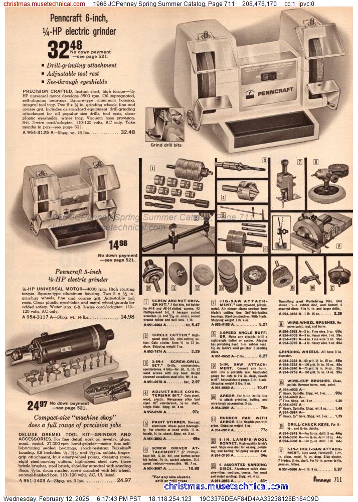 1966 JCPenney Spring Summer Catalog, Page 711