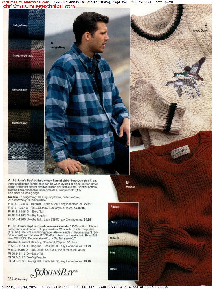 1996 JCPenney Fall Winter Catalog, Page 354