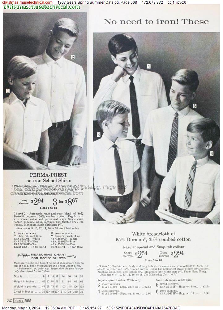 1967 Sears Spring Summer Catalog, Page 568