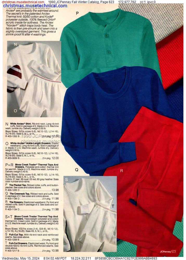 1990 JCPenney Fall Winter Catalog, Page 623