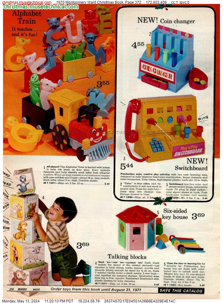 1970 Montgomery Ward Christmas Book, Page 372