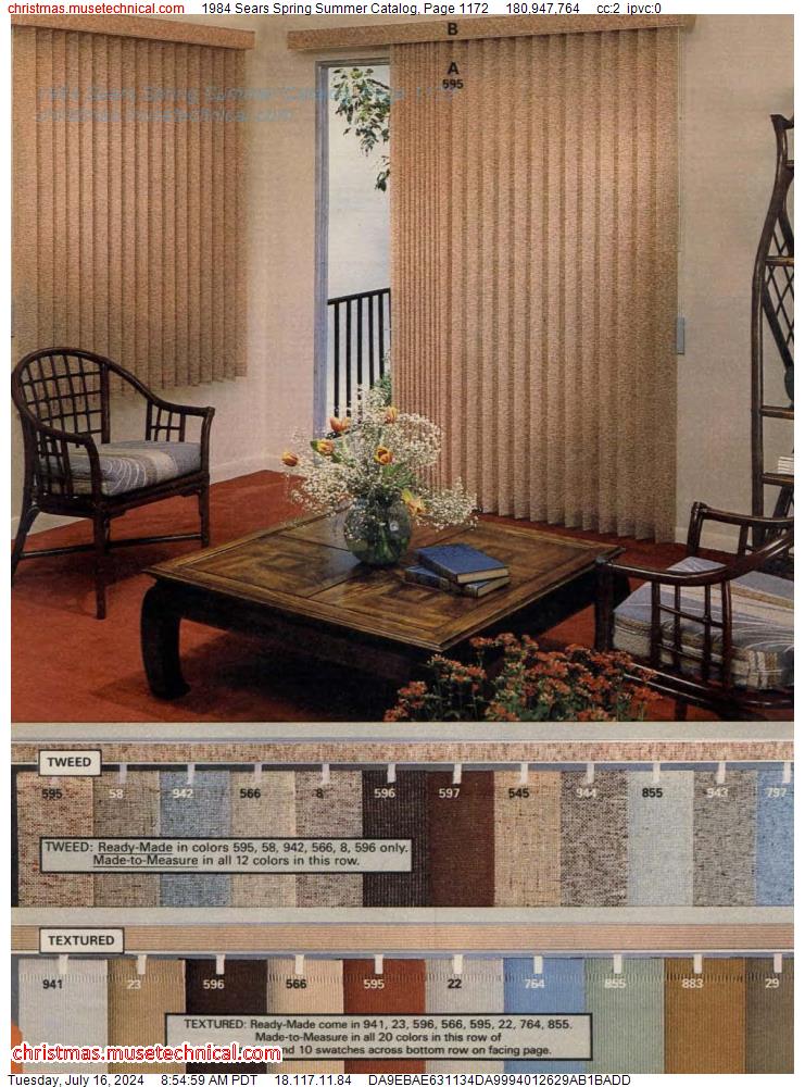 1984 Sears Spring Summer Catalog, Page 1172