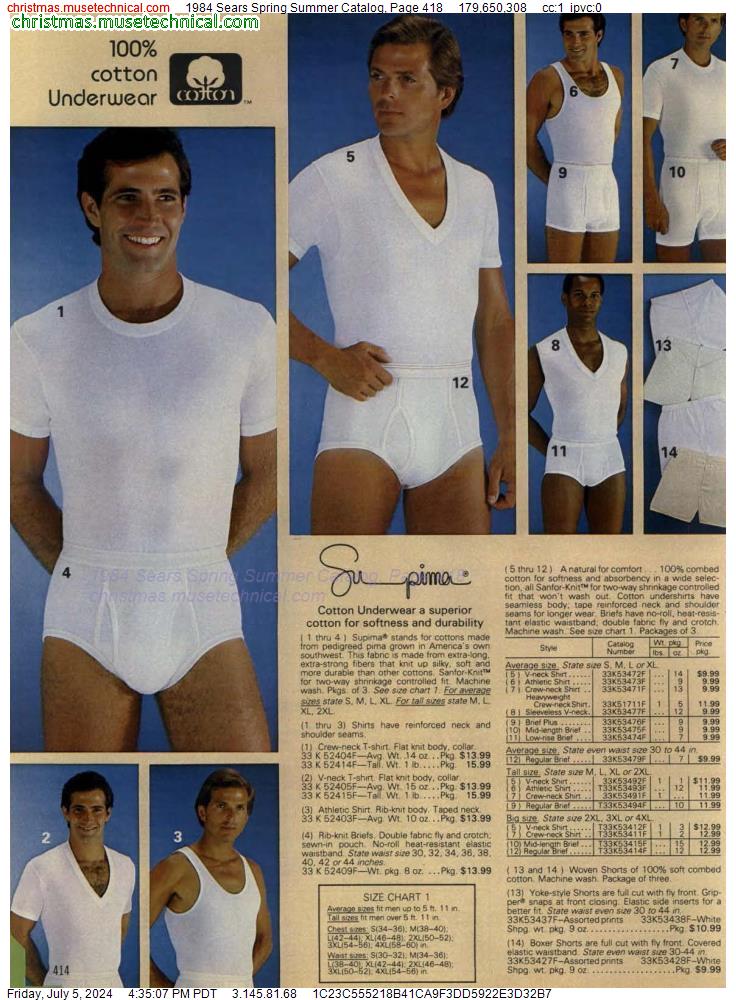 1984 Sears Spring Summer Catalog, Page 418