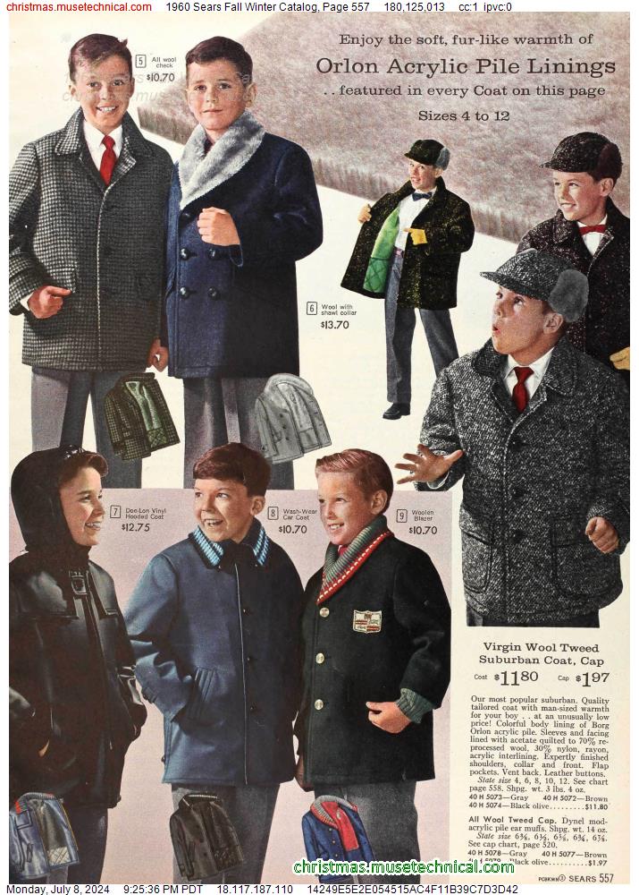 1960 Sears Fall Winter Catalog, Page 557