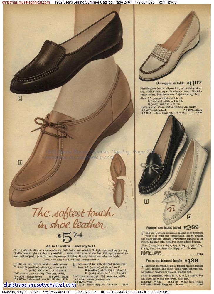 1962 Sears Spring Summer Catalog, Page 246