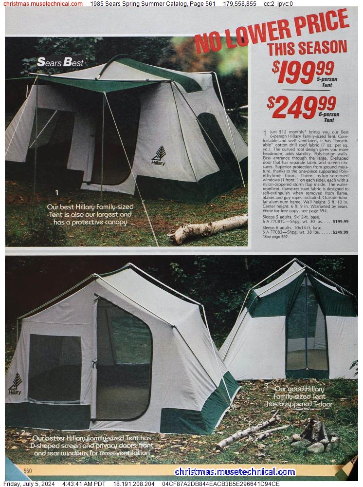 1985 Sears Spring Summer Catalog, Page 561