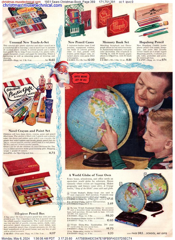 1951 Sears Christmas Book, Page 369