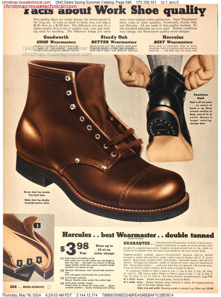 1942 Sears Spring Summer Catalog, Page 396
