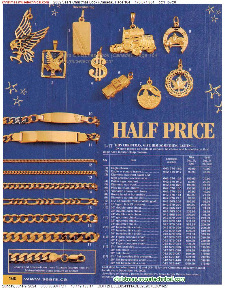 2002 Sears Christmas Book (Canada), Page 164