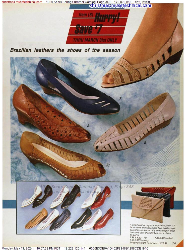 1986 Sears Spring Summer Catalog, Page 348