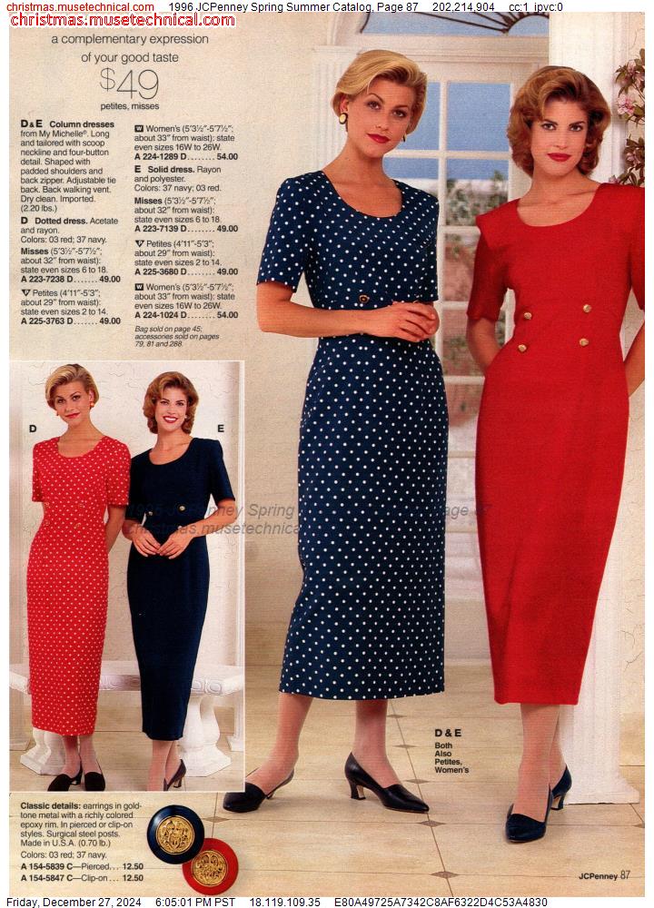 1996 JCPenney Spring Summer Catalog, Page 87