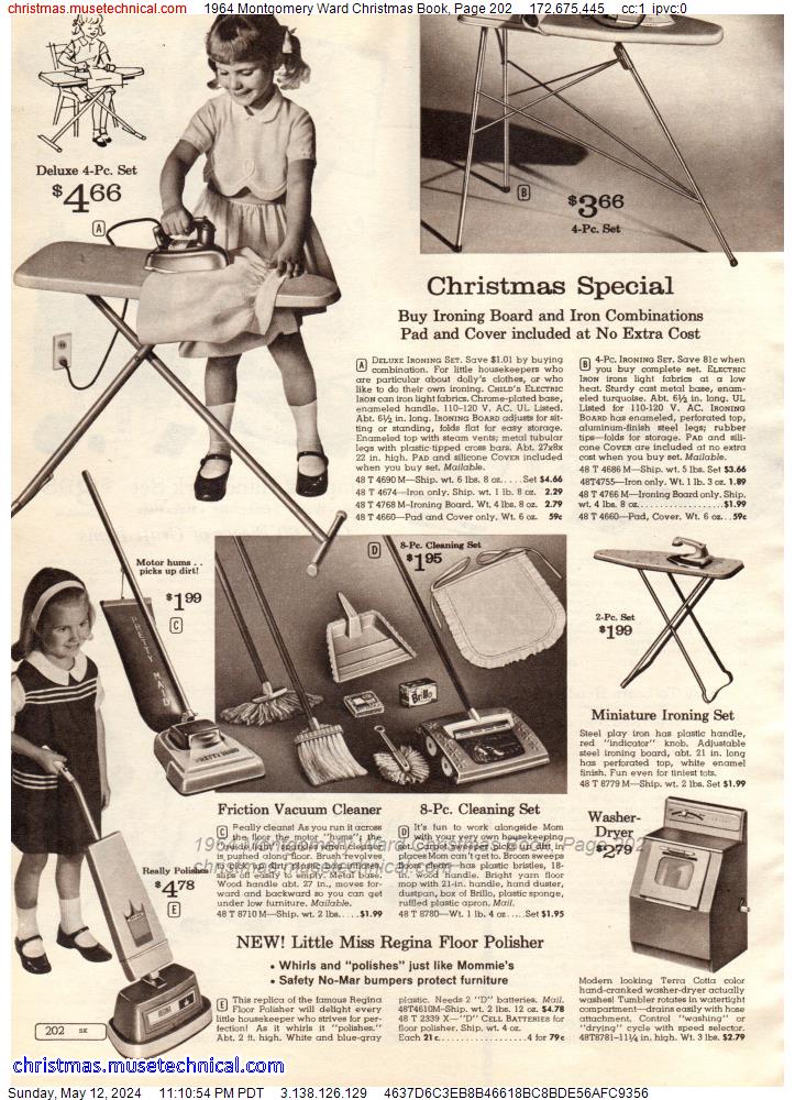 1964 Montgomery Ward Christmas Book, Page 202