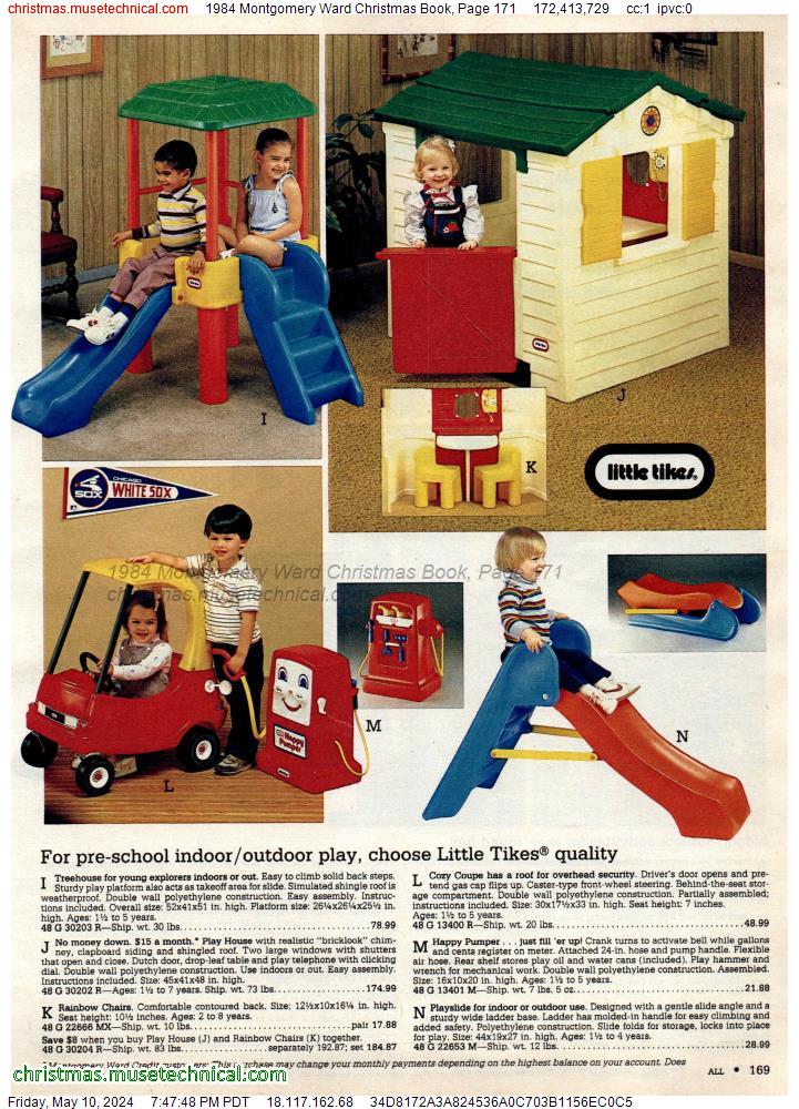 1984 Montgomery Ward Christmas Book, Page 171