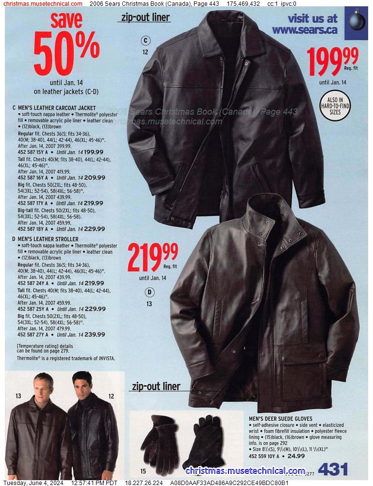 2006 Sears Christmas Book (Canada), Page 443