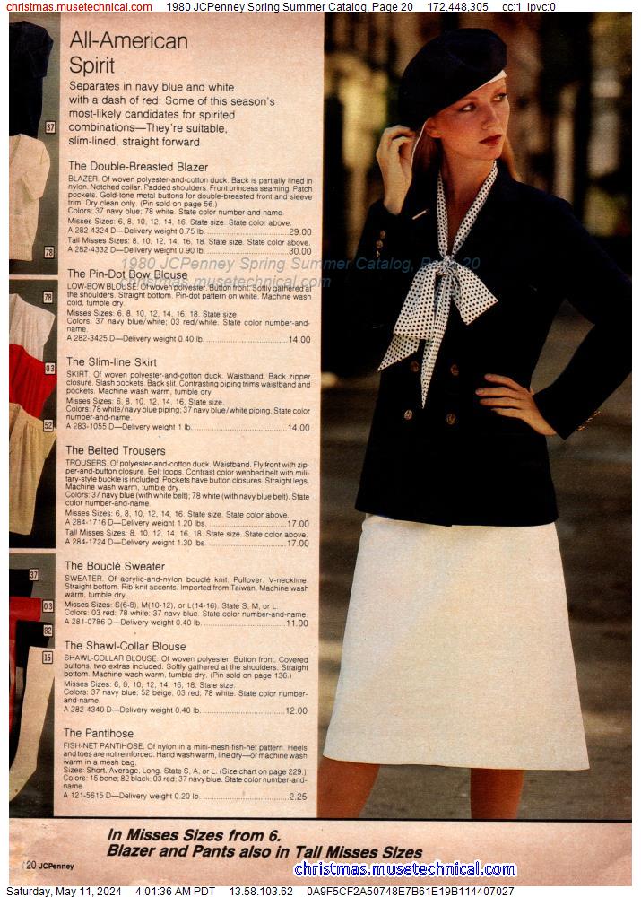1980 JCPenney Spring Summer Catalog, Page 20