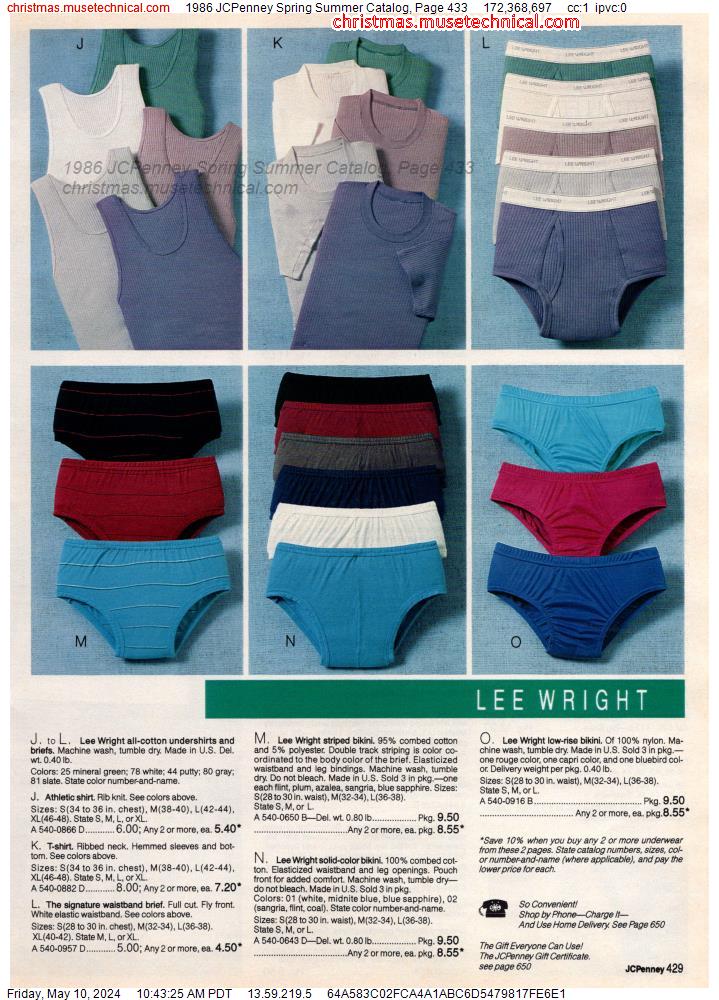1986 JCPenney Spring Summer Catalog, Page 433