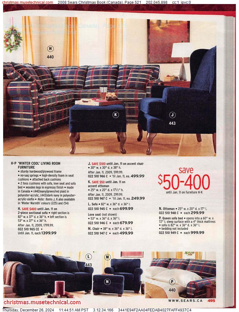 2008 Sears Christmas Book (Canada), Page 521