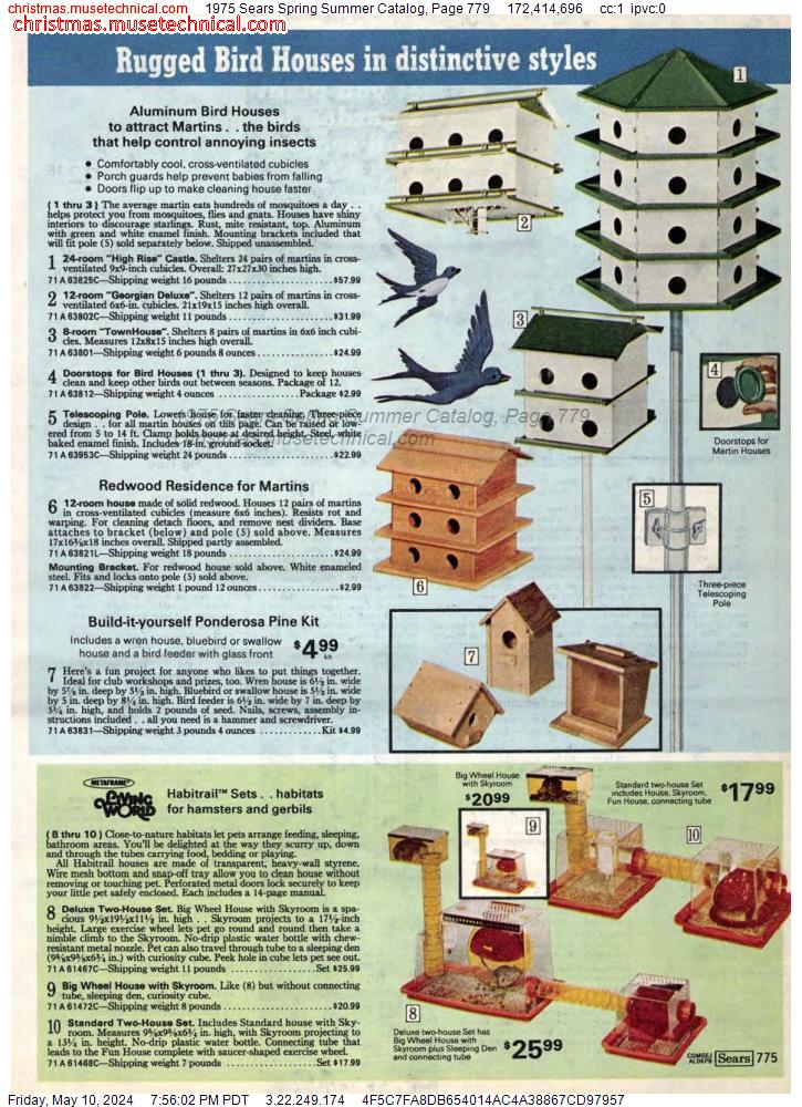 1975 Sears Spring Summer Catalog, Page 779