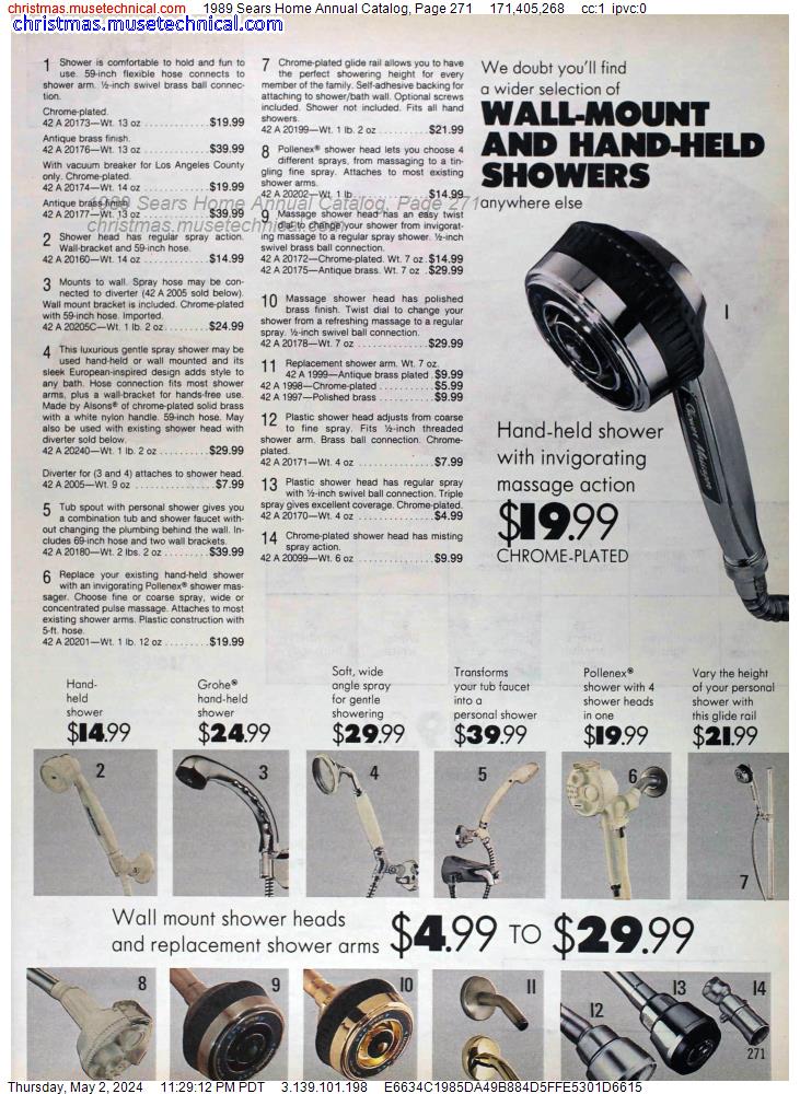 1989 Sears Home Annual Catalog, Page 271