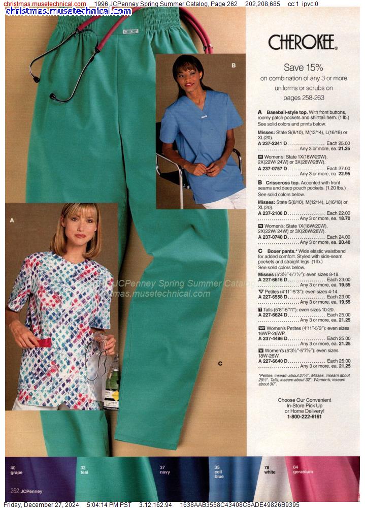 1996 JCPenney Spring Summer Catalog, Page 262