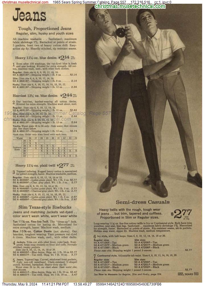 1965 Sears Spring Summer Catalog, Page 557