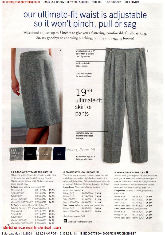 2003 JCPenney Fall Winter Catalog, Page 98