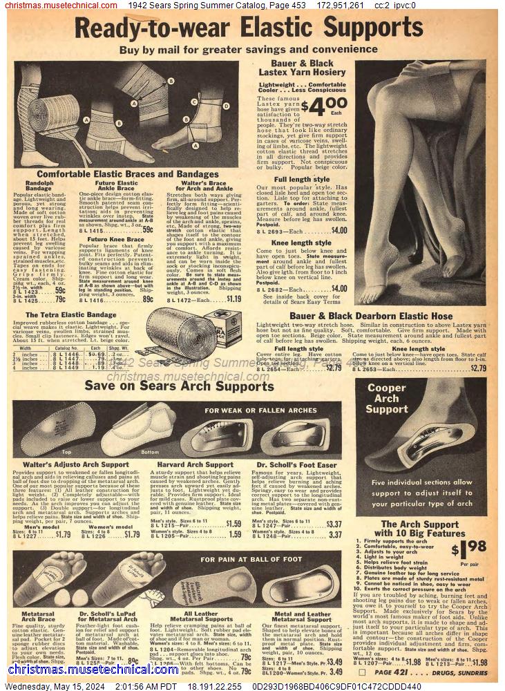 1942 Sears Spring Summer Catalog, Page 453
