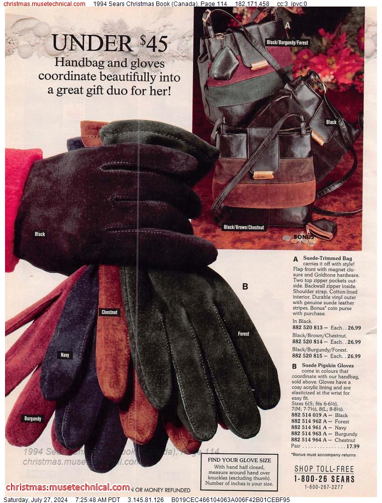 1994 Sears Christmas Book (Canada), Page 114
